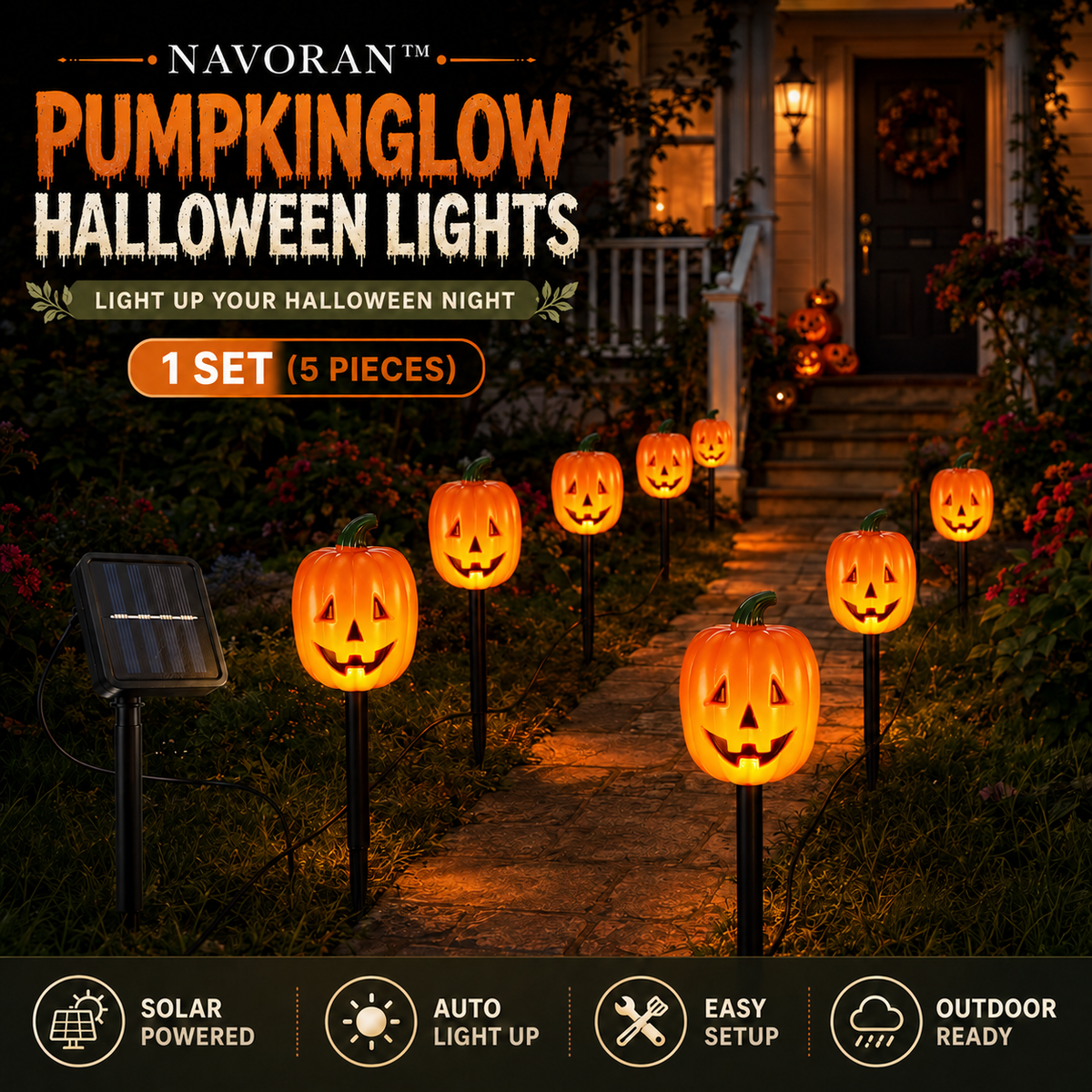 VIRTTLE™ PUMPKINGLOW HALLOWEEN LIGHTS