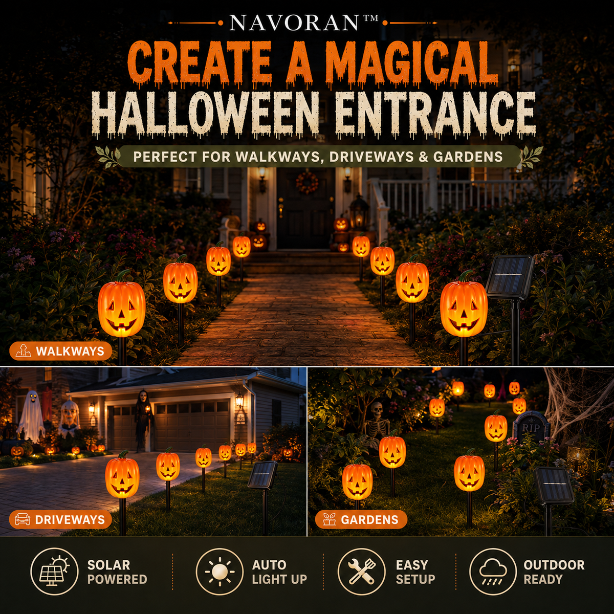 VIRTTLE™ PUMPKINGLOW HALLOWEEN LIGHTS
